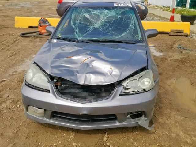 2HHES35605H104888 - 2005 ACURA 1.7EL TOUR GRAY photo 9