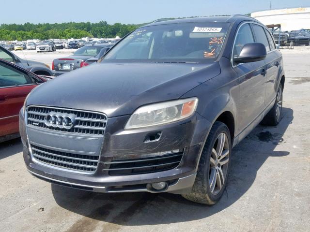 WA1AV74L07D066631 - 2007 AUDI Q7 4.2 QUA BLACK photo 2