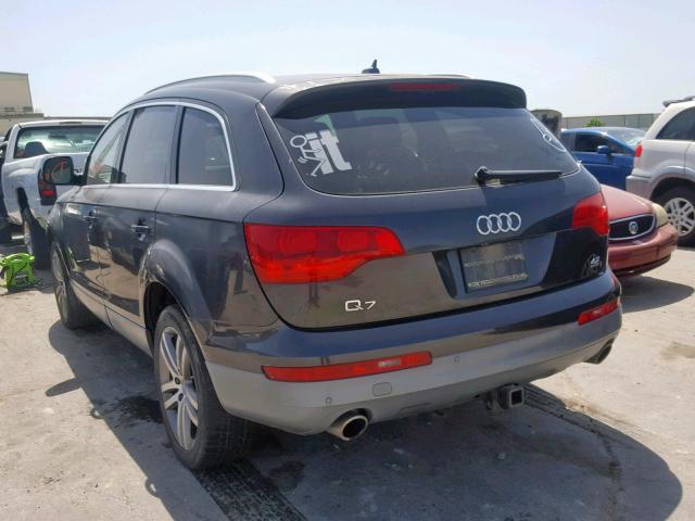 WA1AV74L07D066631 - 2007 AUDI Q7 4.2 QUA BLACK photo 3