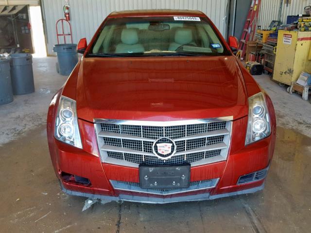 1G6DP57V980119031 - 2008 CADILLAC CTS HI FEA MAROON photo 9