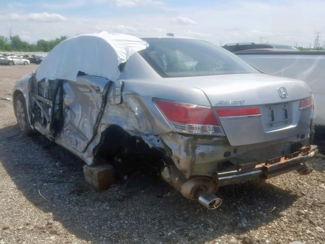 1HGCP3F85CA019800 - 2012 HONDA ACCORD EXL SILVER photo 3