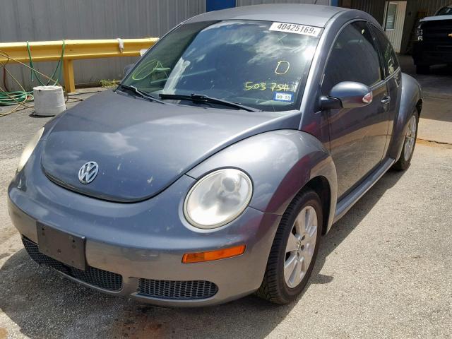 3VWPW31C48M503754 - 2008 VOLKSWAGEN NEW BEETLE ნაცრისფერი ფოტო 2