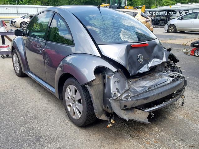 3VWPW31C48M503754 - 2008 VOLKSWAGEN NEW BEETLE ნაცრისფერი ფოტო 3