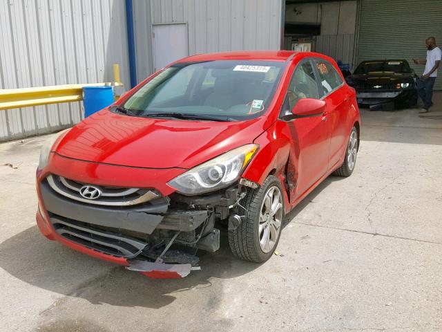 KMHD35LEXDU095688 - 2013 HYUNDAI ELANTRA GT RED photo 2