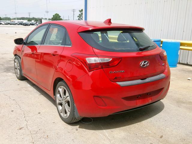 KMHD35LEXDU095688 - 2013 HYUNDAI ELANTRA GT RED photo 3