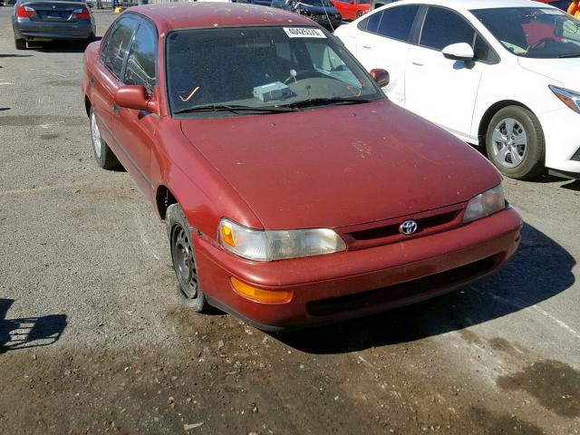 1NXBB02EXTZ460965 - 1996 TOYOTA COROLLA DX MAROON photo 1