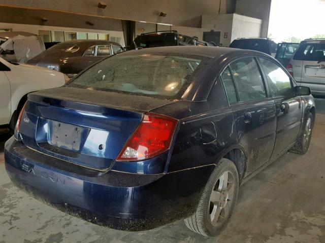 1G8AL55F77Z159183 - 2007 SATURN ION LEVEL BLUE photo 4