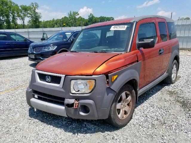 5J6YH18615L012698 - 2005 HONDA ELEMENT EX RED photo 2