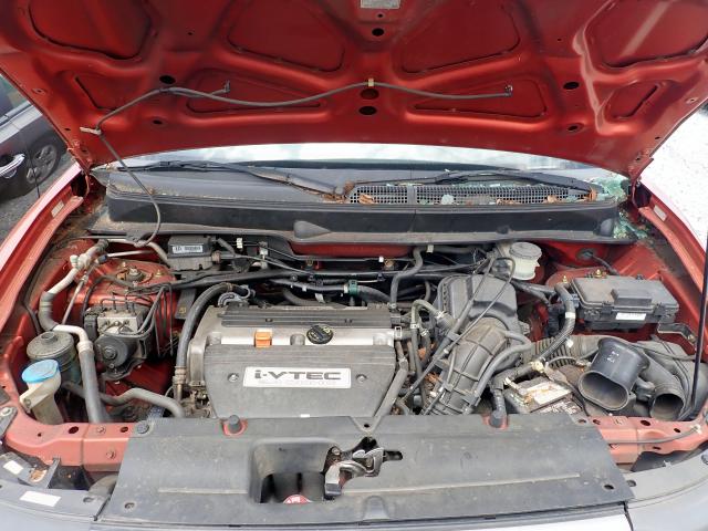 5J6YH18615L012698 - 2005 HONDA ELEMENT EX RED photo 7