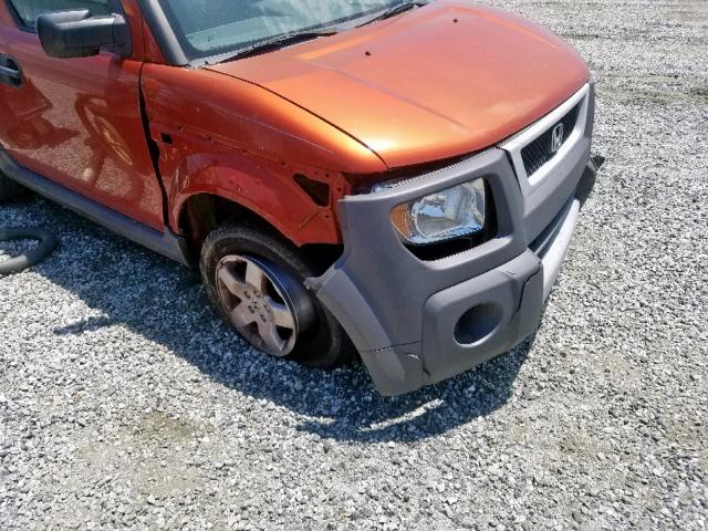 5J6YH18615L012698 - 2005 HONDA ELEMENT EX RED photo 9