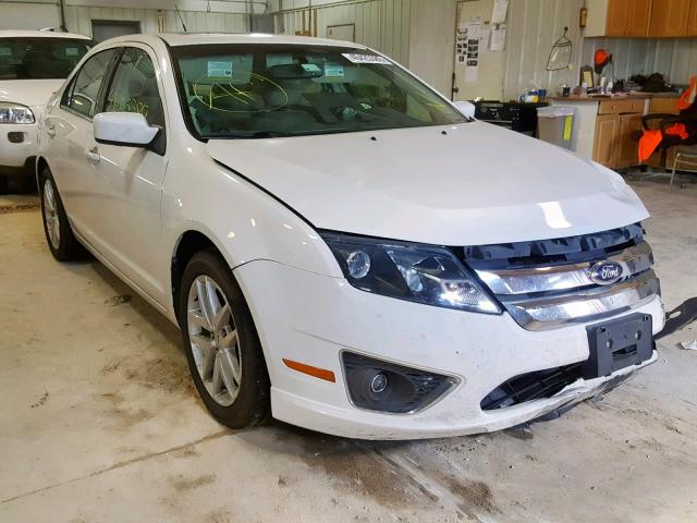 3FAHP0JA1CR339124 - 2012 FORD FUSION SEL WHITE photo 1