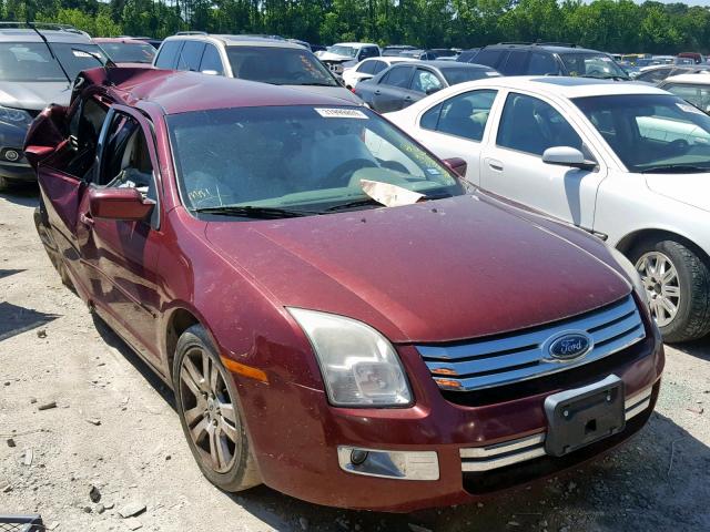 3FAHP08Z27R170345 - 2007 FORD FUSION SEL MAROON photo 1