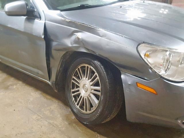 1C3LC56K48N162498 - 2008 CHRYSLER SEBRING TO GRAY photo 9