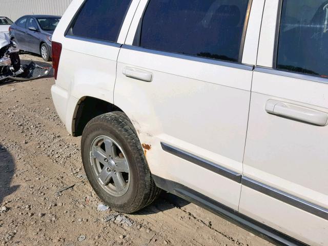 1J4HR58N05C639582 - 2005 JEEP GRAND CHER WHITE photo 10