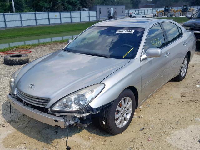 JTHBF30G620069184 - 2002 LEXUS ES 300 SILVER photo 2