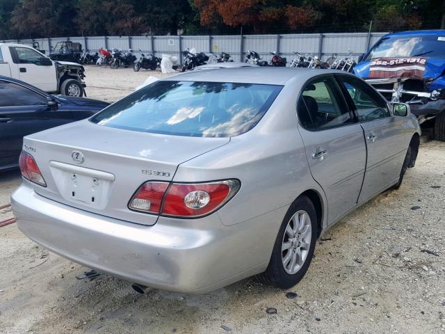 JTHBF30G620069184 - 2002 LEXUS ES 300 SILVER photo 4