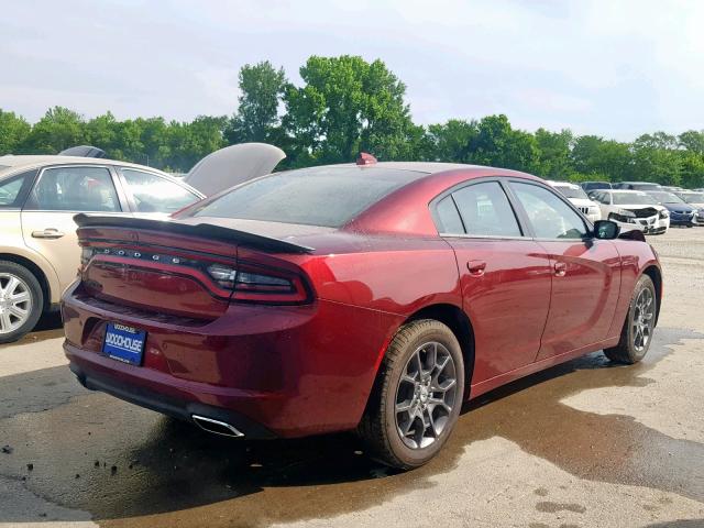 2C3CDXJG9JH231034 - 2018 DODGE CHARGER GT RED photo 4