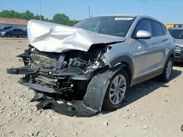 KM8J23A43GU165153 - 2016 HYUNDAI TUCSON SE SILVER photo 2