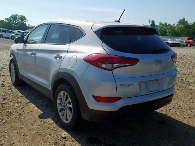 KM8J23A43GU165153 - 2016 HYUNDAI TUCSON SE SILVER photo 3