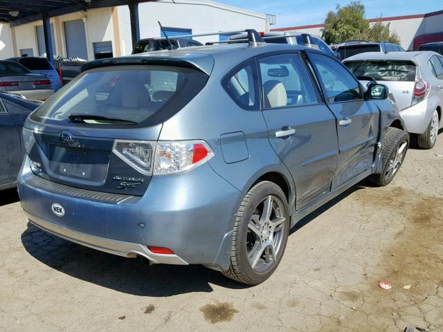 JF1GH6D68BH826579 - 2011 SUBARU IMPREZA OU GRAY photo 4