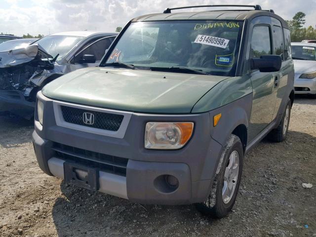 5J6YH18513L016075 - 2003 HONDA ELEMENT EX GREEN photo 2