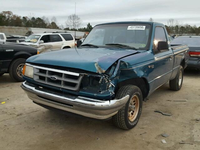 1FTCR10A0RUE01412 - 1994 FORD RANGER GREEN photo 2