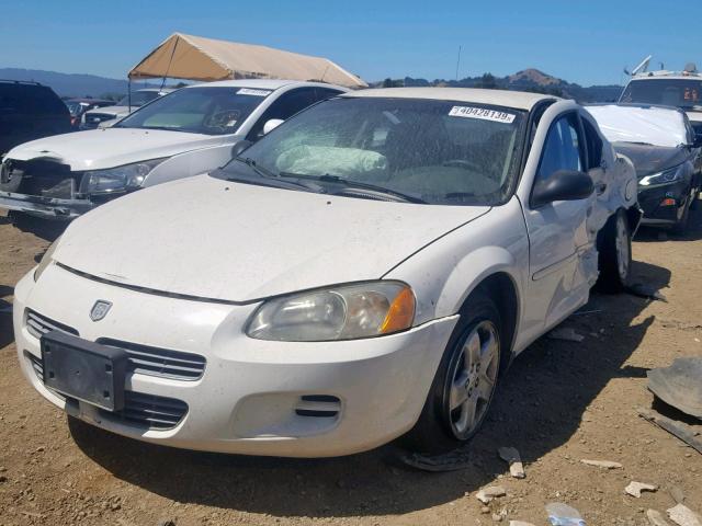 1B3EL46X92N313533 - 2002 DODGE STRATUS SE WHITE photo 2