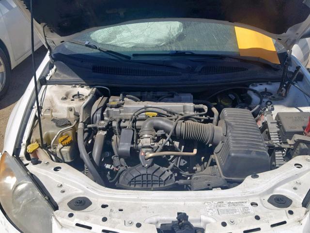 1B3EL46X92N313533 - 2002 DODGE STRATUS SE WHITE photo 7