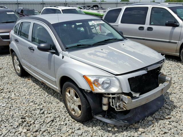 1B3HB48B67D248316 - 2007 DODGE CALIBER SX SILVER photo 1