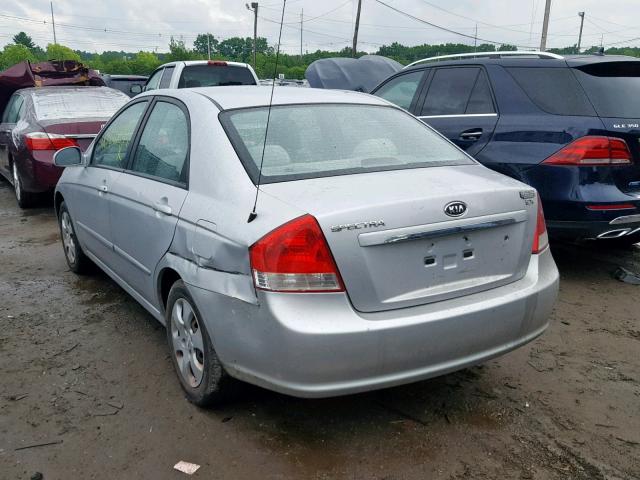 KNAFE122875410863 - 2007 KIA SPECTRA EX SILVER photo 3