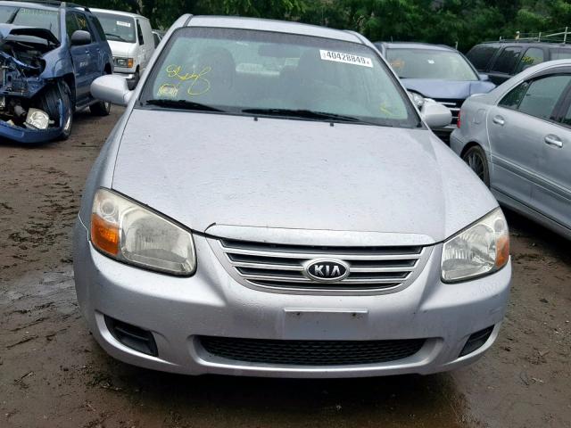 KNAFE122875410863 - 2007 KIA SPECTRA EX SILVER photo 9