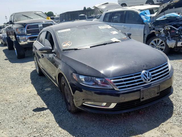 WVWHU7AN3DE500852 - 2013 VOLKSWAGEN CC LUXURY BLACK photo 1