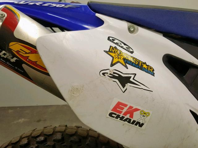 JYACG30Y68A001591 - 2008 YAMAHA WR250 F BLUE photo 16