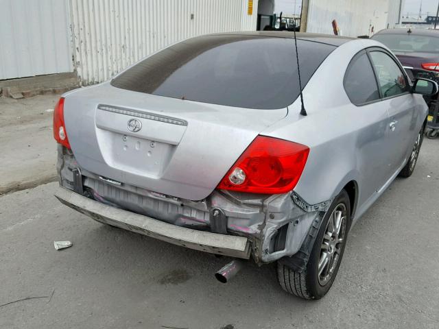 JTKDE167750044705 - 2005 TOYOTA SCION TC ვერცხლისფერი ფოტო 4