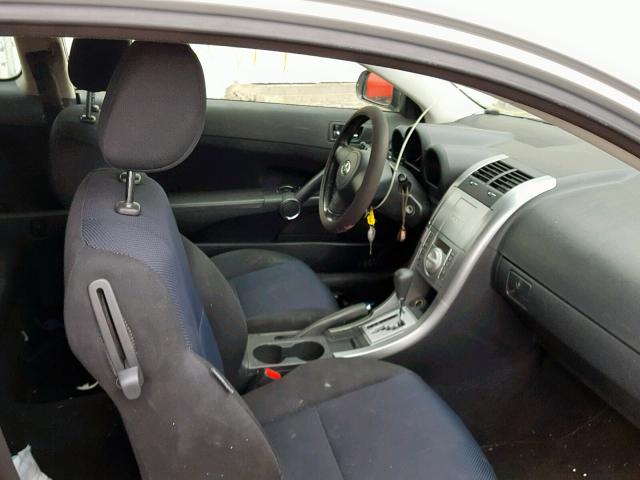 JTKDE167750044705 - 2005 TOYOTA SCION TC ვერცხლისფერი ფოტო 5