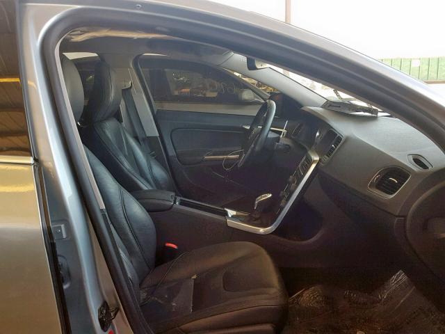 YV1612FS6D1226727 - 2013 VOLVO S60 T5 SILVER photo 5