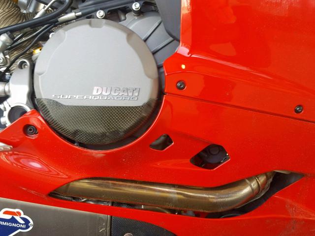 ZDM14BUW5FB024654 - 2015 DUCATI SUPERBIKE RED photo 7