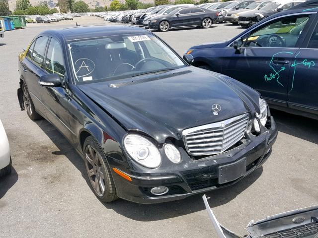 WDBUF56X48B187775 - 2008 MERCEDES-BENZ E 350 BLACK photo 1