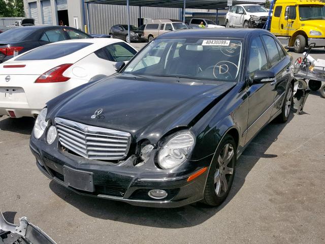 WDBUF56X48B187775 - 2008 MERCEDES-BENZ E 350 BLACK photo 2