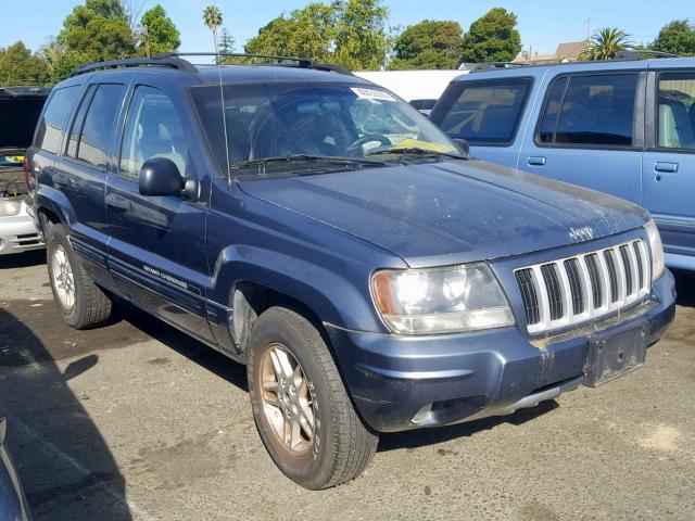 1J4GX48S94C277509 - 2004 JEEP GRAND CHER BLUE photo 1