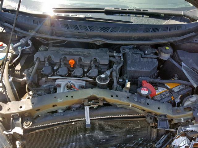 2HGFG1B99BH518034 - 2011 HONDA CIVIC EXL BLACK photo 7