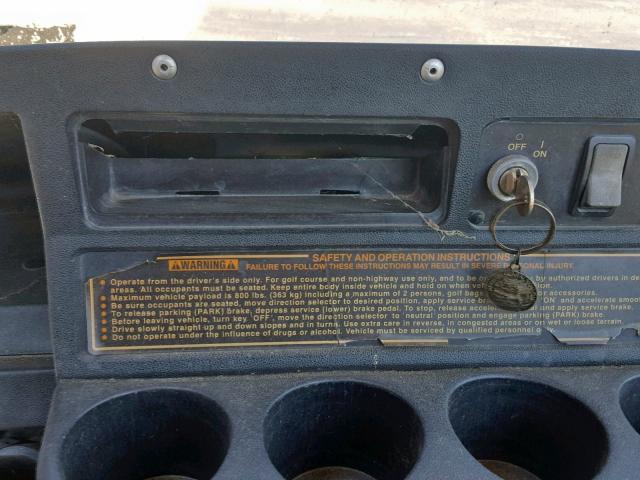 40430399 - 2001 EZGO GOLF CART GREEN photo 8