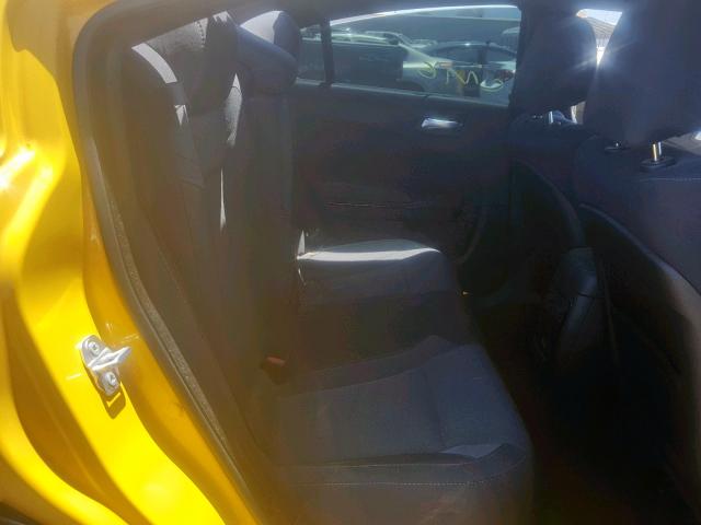 2C3CDXHG1HH643206 - 2017 DODGE CHARGER SX YELLOW photo 6