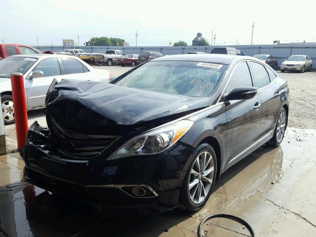 KMHFG4JG8HA572508 - 2017 HYUNDAI AZERA BLACK photo 2