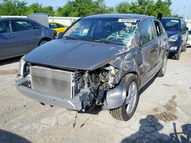 1B3HB28B78D758230 - 2008 DODGE CALIBER GREEN photo 2