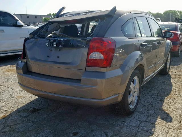 1B3HB28B78D758230 - 2008 DODGE CALIBER GREEN photo 4