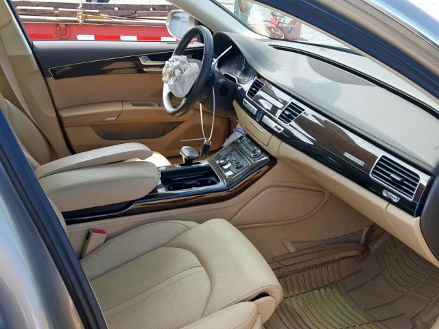 WAURVAFDXCN012735 - 2012 AUDI A8 L QUATT TAN photo 5