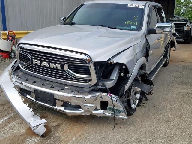 1C6RR6PT5GS182395 - 2016 RAM 1500 LONGH SILVER photo 2