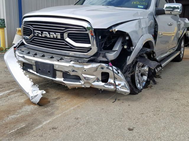 1C6RR6PT5GS182395 - 2016 RAM 1500 LONGH SILVER photo 9