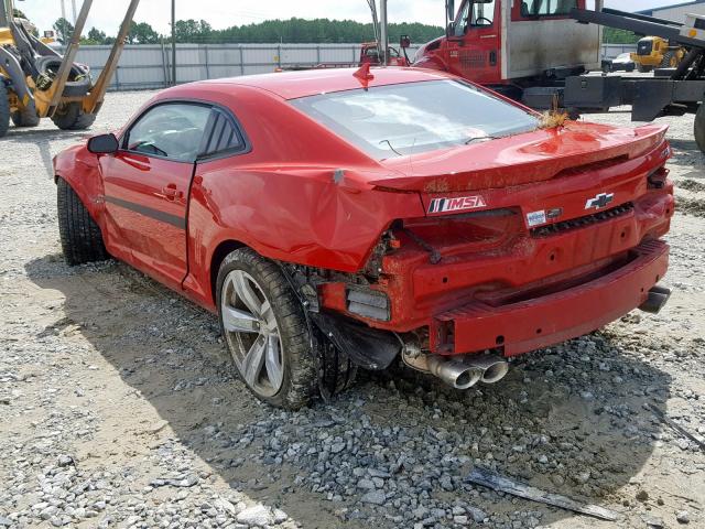 2G1FZ1EP6D9801290 - 2013 CHEVROLET CAMARO ZL1 RED photo 3